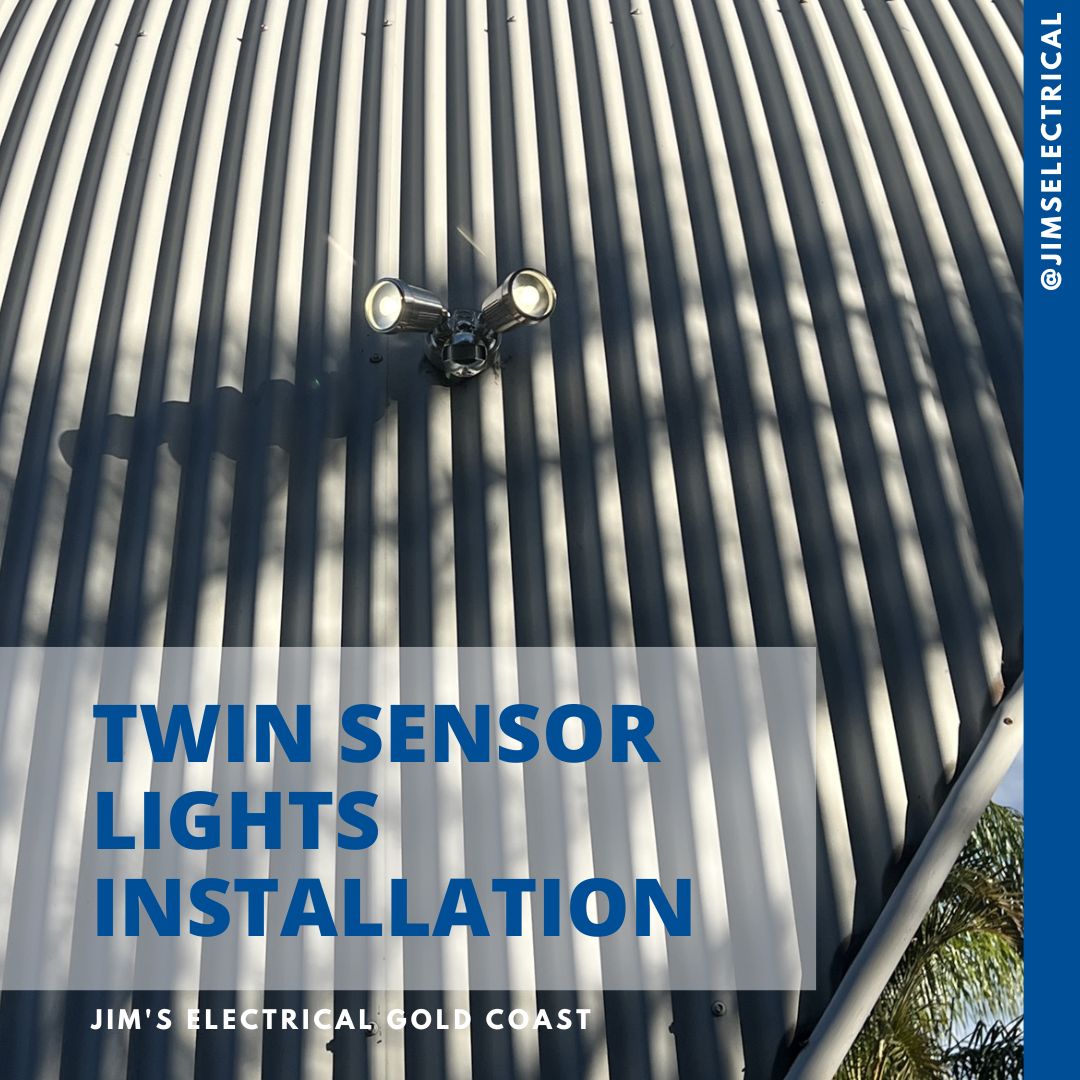Twin Sensor Lights Installation